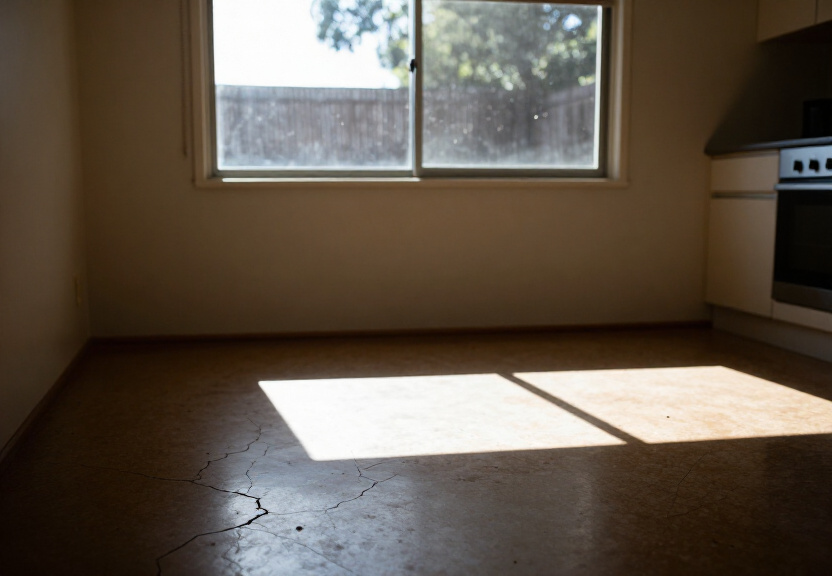 Rodent droppings and gnaw marks in a Pyrmont kitchen before treatment